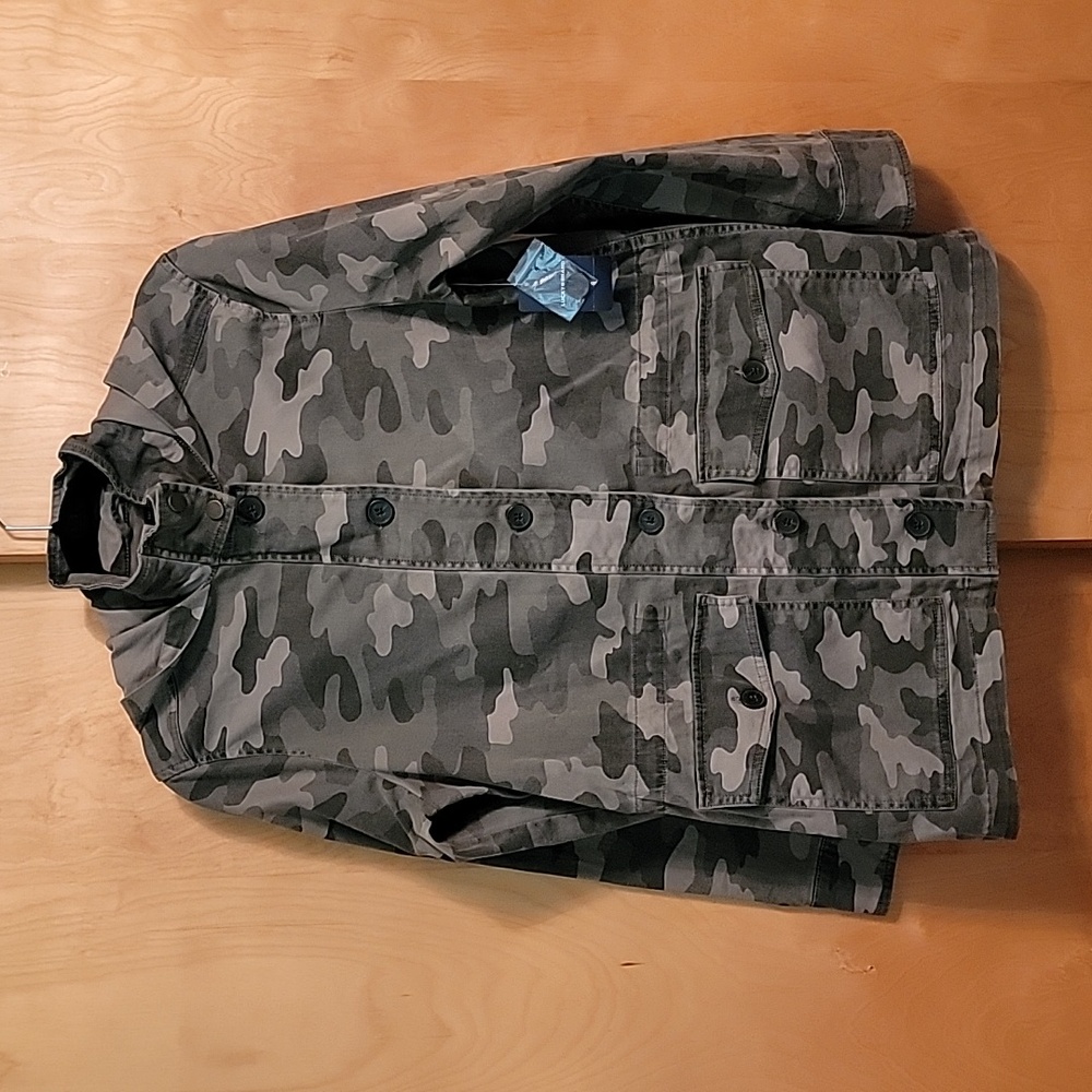 Lucky Brand Camo Hooded Jacket
